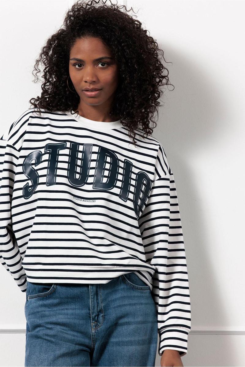 Studio Anneloes Studio Anneloes Sweater Puck sweater Blauw 3