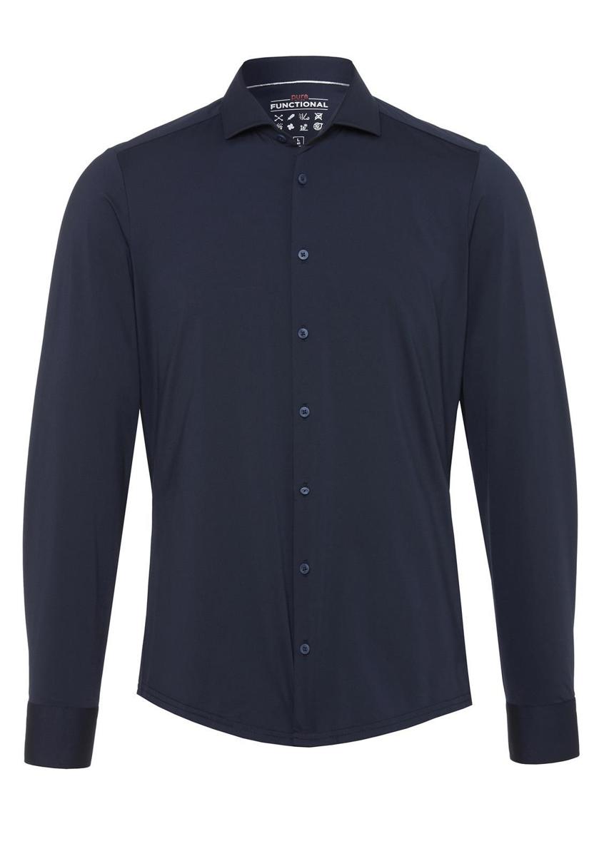 Pure Pure Overhemd 4030-21750 Blauw 2