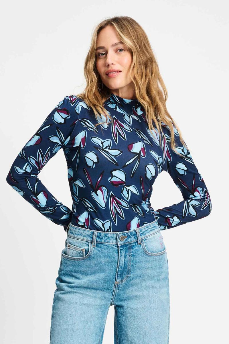 POM Amsterdam T-Shirt SP9334 Blauw 2