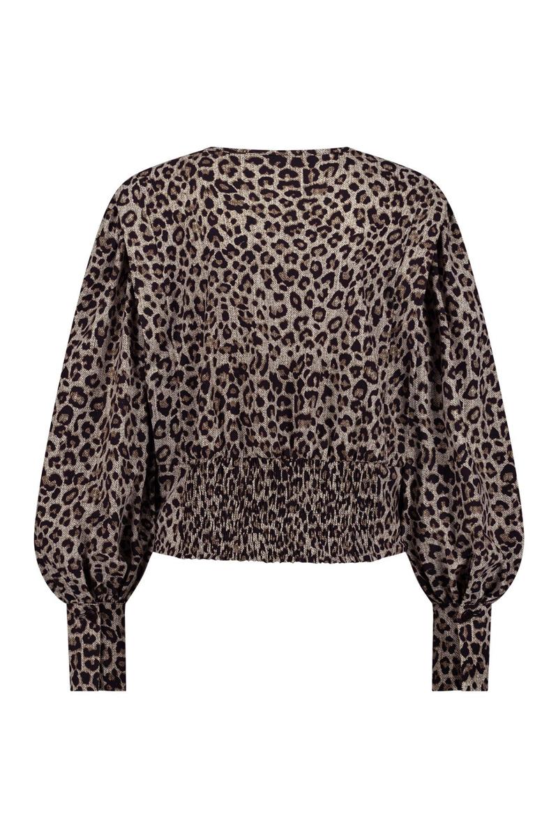 Studio Anneloes Studio Anneloes Blouse Elske Leopard Beige 4