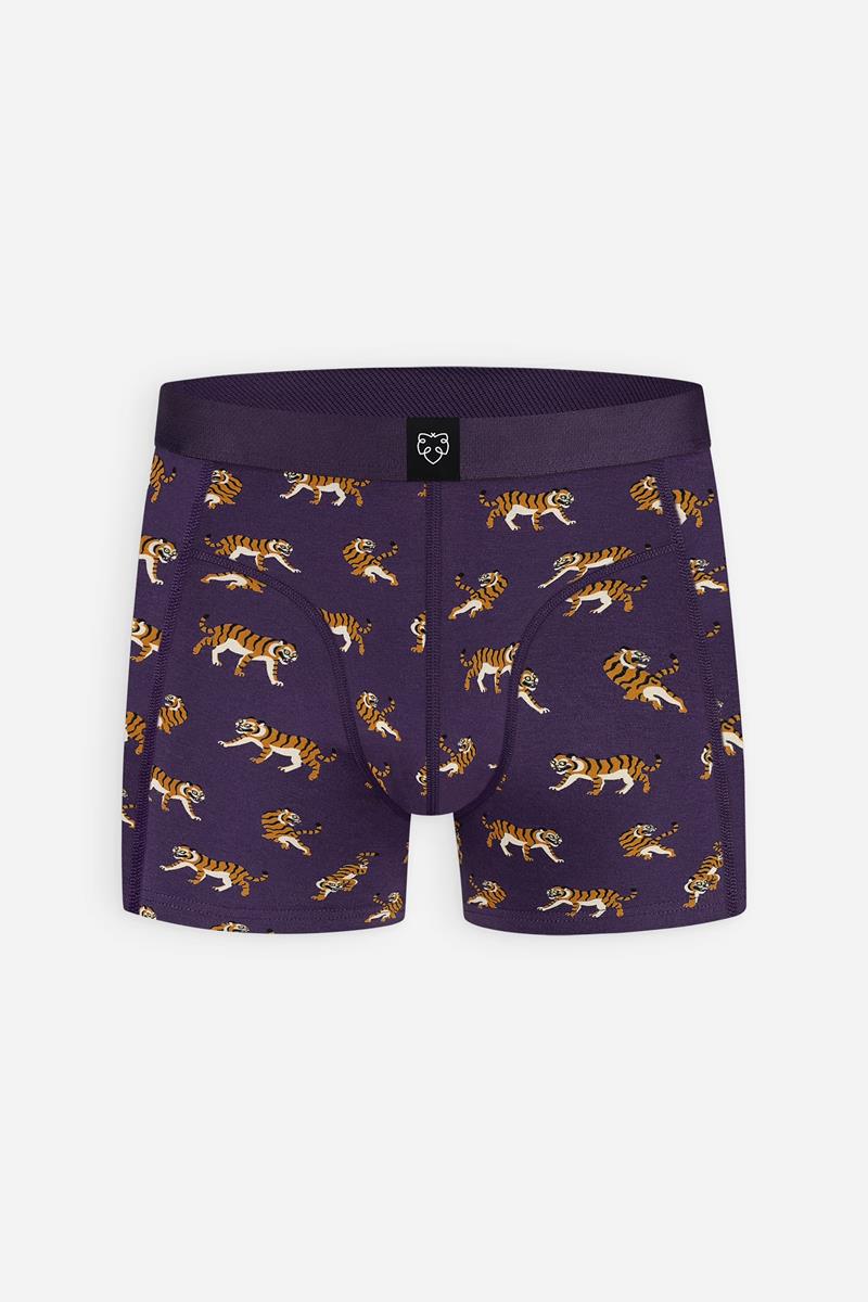 A-dam Boxershort Purple Tigers Paars 1