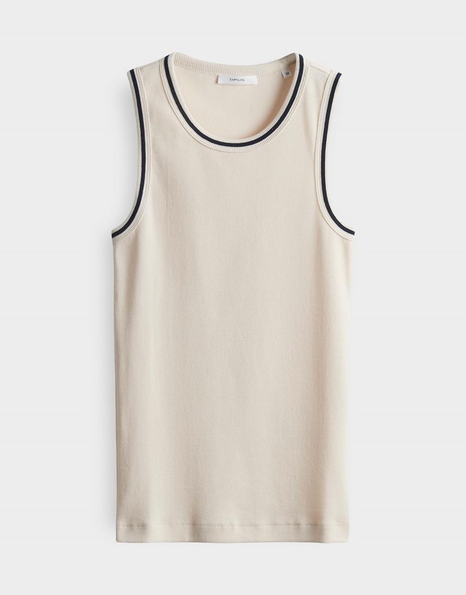 OPUS OPUS T-Shirt Ilesso Preppy Off-White 2