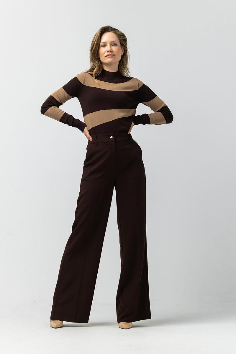Label DOT Pantalon 2528000 Bruin 1