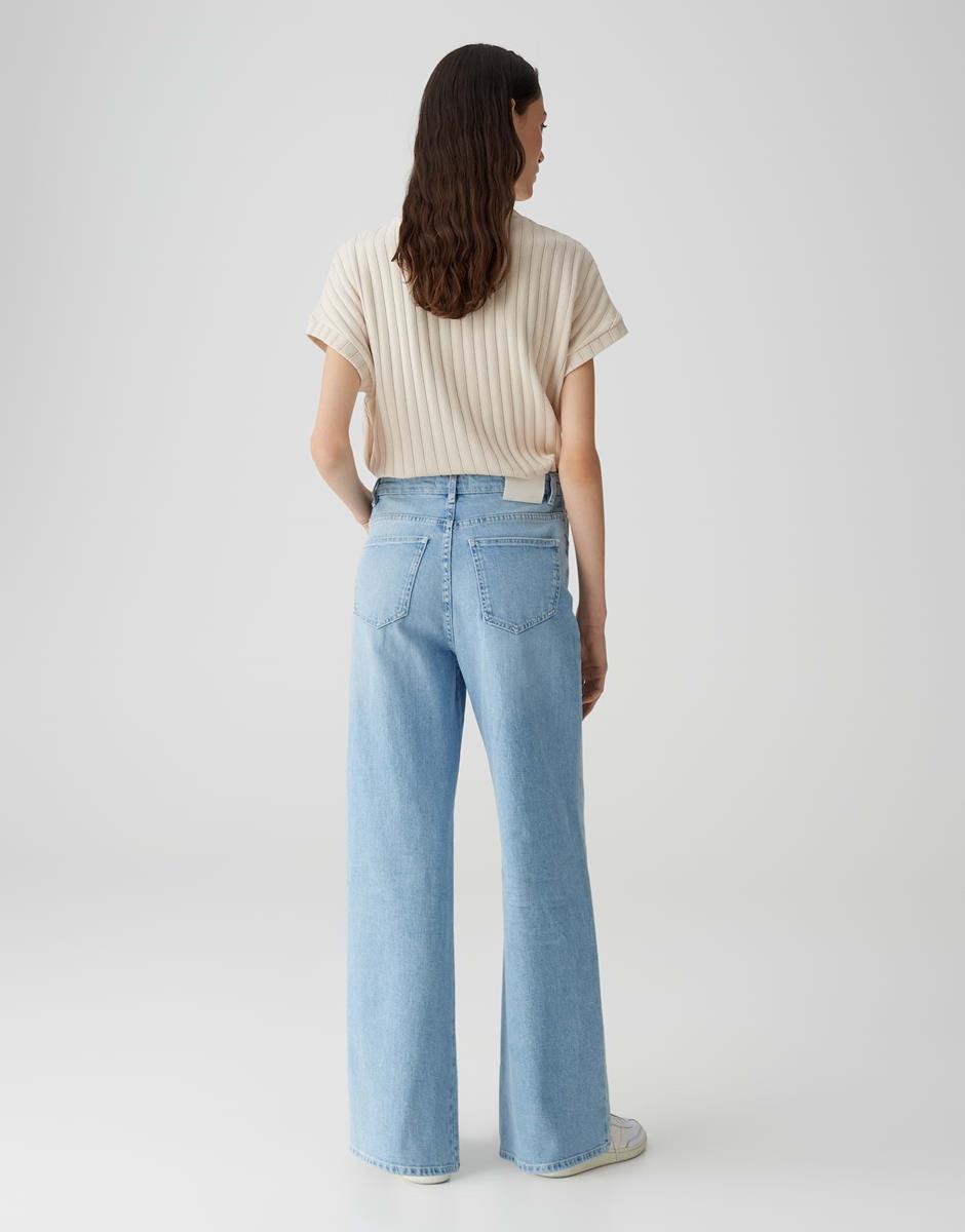 OPUS Jeans Miva Palazzo Paris Blauw 3