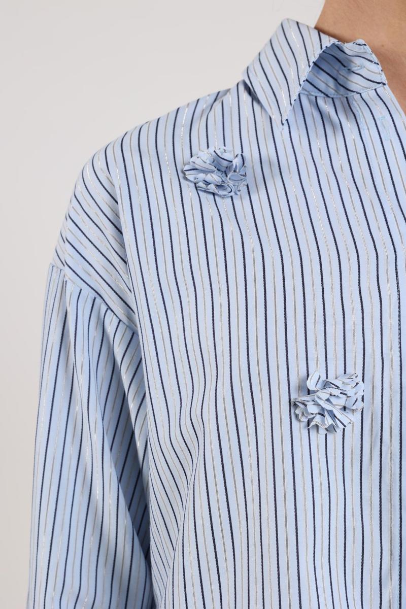 NUKUS Blouse NKF02095 Blauw 4