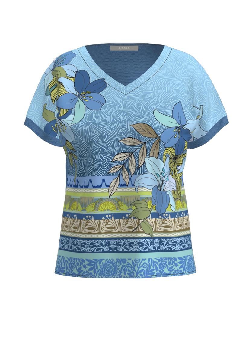 Bianca Bianca T-Shirt 56333 Blauw 1