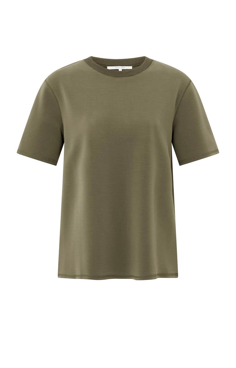YAYA Sweater 01-109097-509 Groen 2