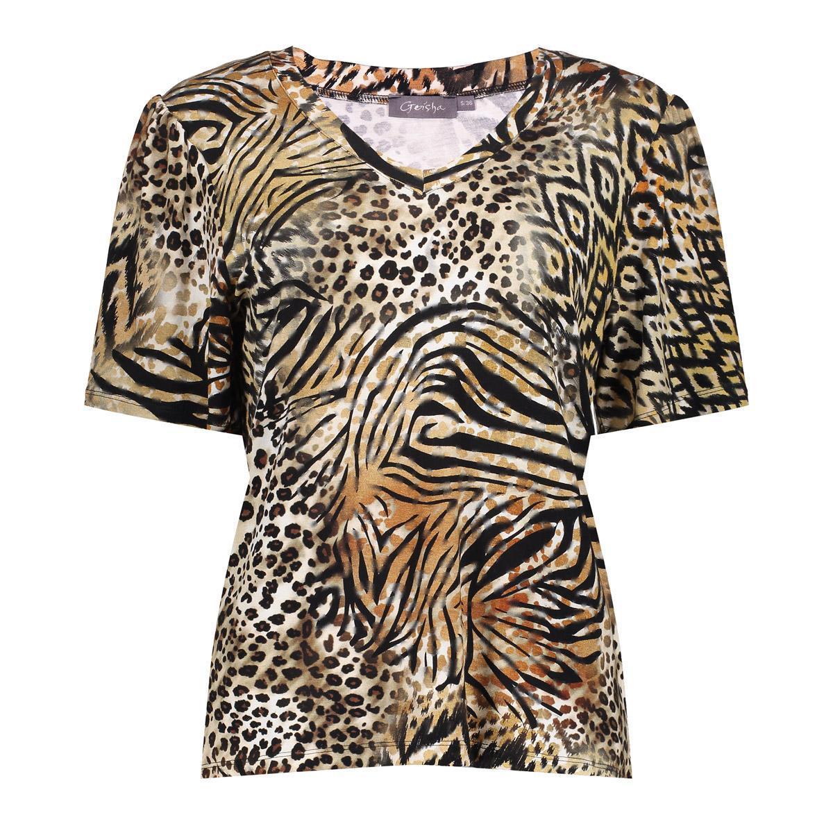 Geisha T-Shirt 52445-60 JAZZ Bruin 1
