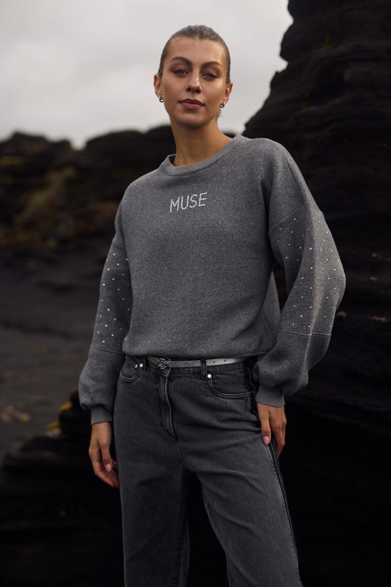 NUKUS Sweater NKF03018 Grijs 6