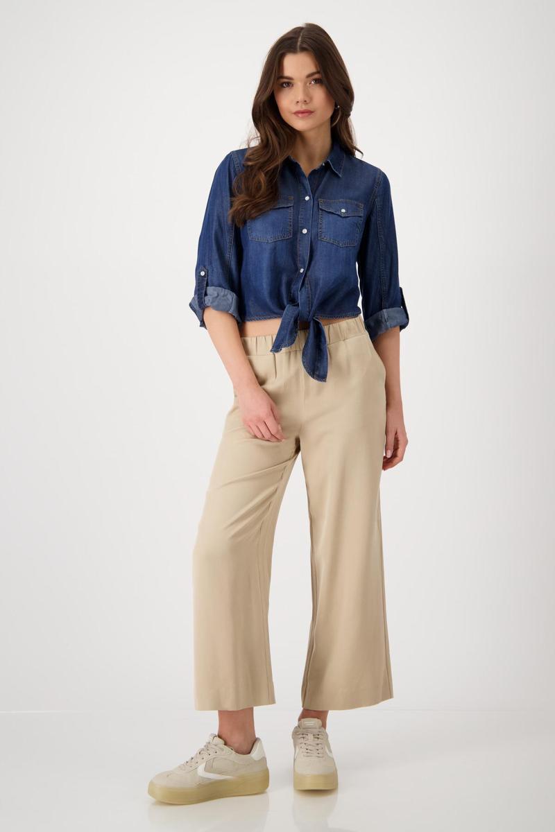 Monari Monari Blouse 409567 Blauw 3