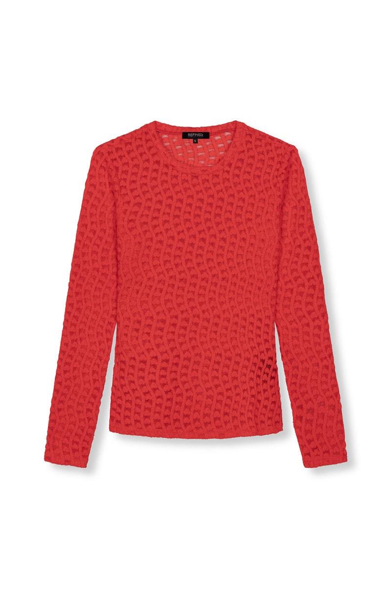 Refined Department Refined Department T-Shirt Maya Rood 2