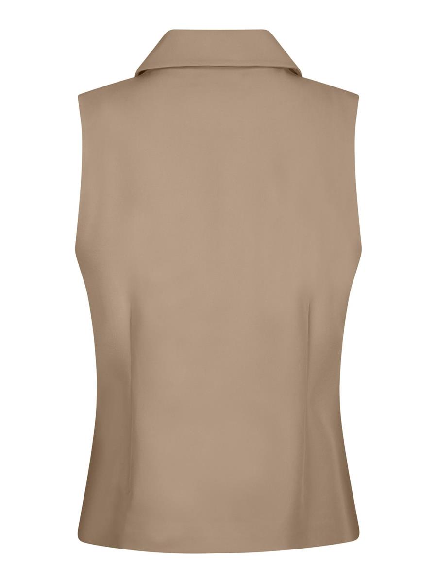 Neo Noir Neo Noir Gilet Annabella Taupe 4