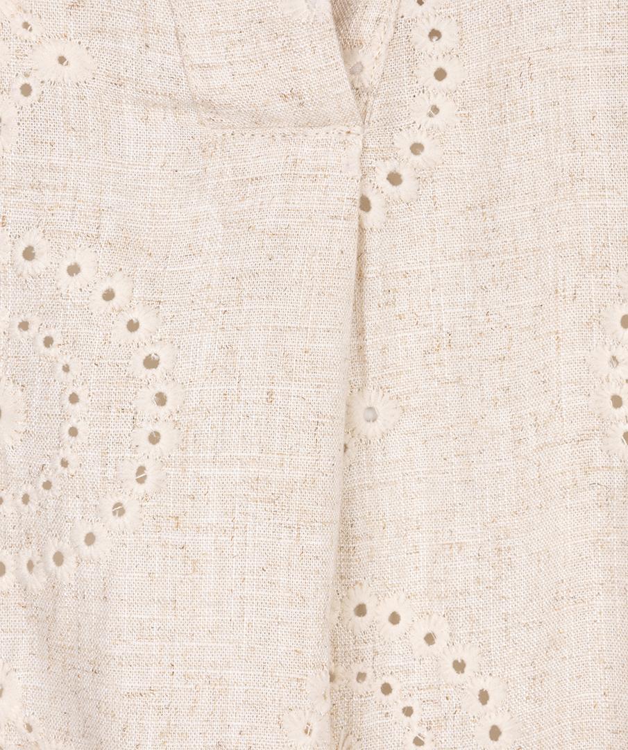 EsQualo EsQualo Blouse HS25.09201 Beige 2
