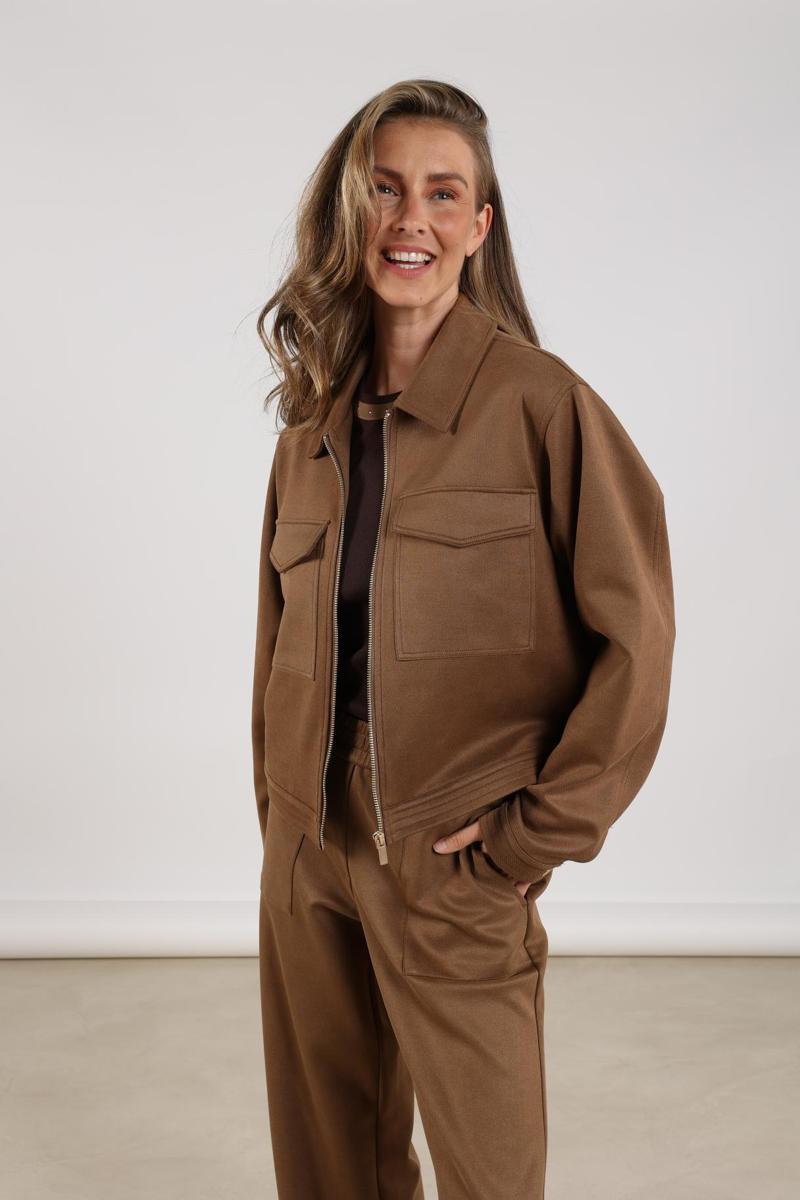 NUKUS Blazer NKF13060 Taupe 3