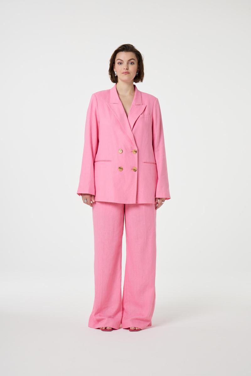 Fabienne Chapot Fabienne Chapot Pantalon Nura Pleated Trou Roze 4