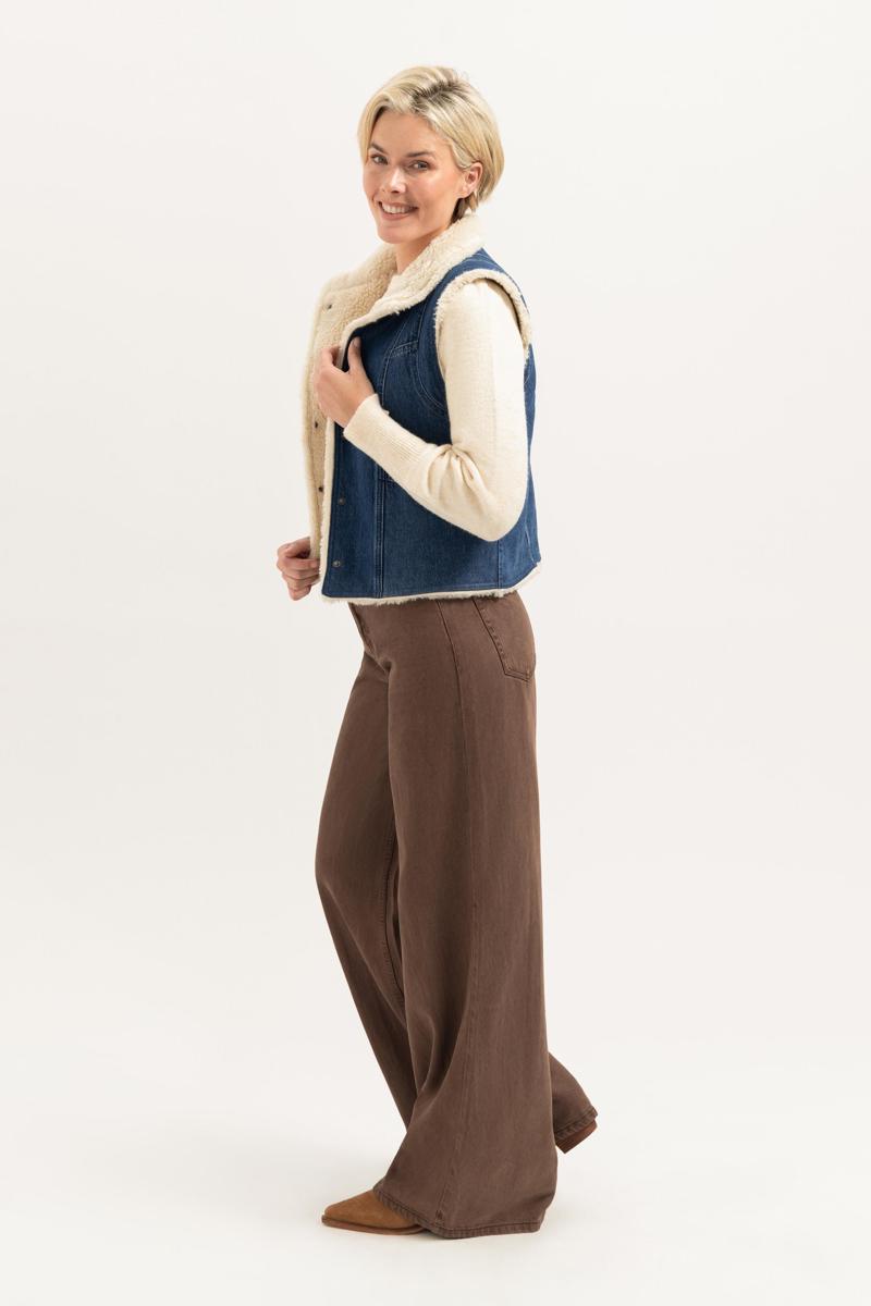 Florèz Gilet Teddy CR0321 Blauw 4