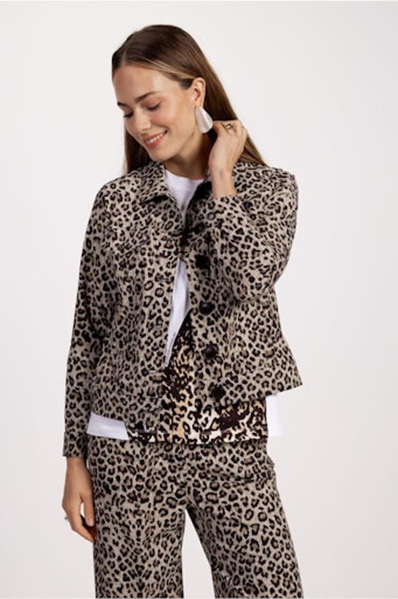 Studio Anneloes Studio Anneloes Blazer Mirthe Leopard Beige 1