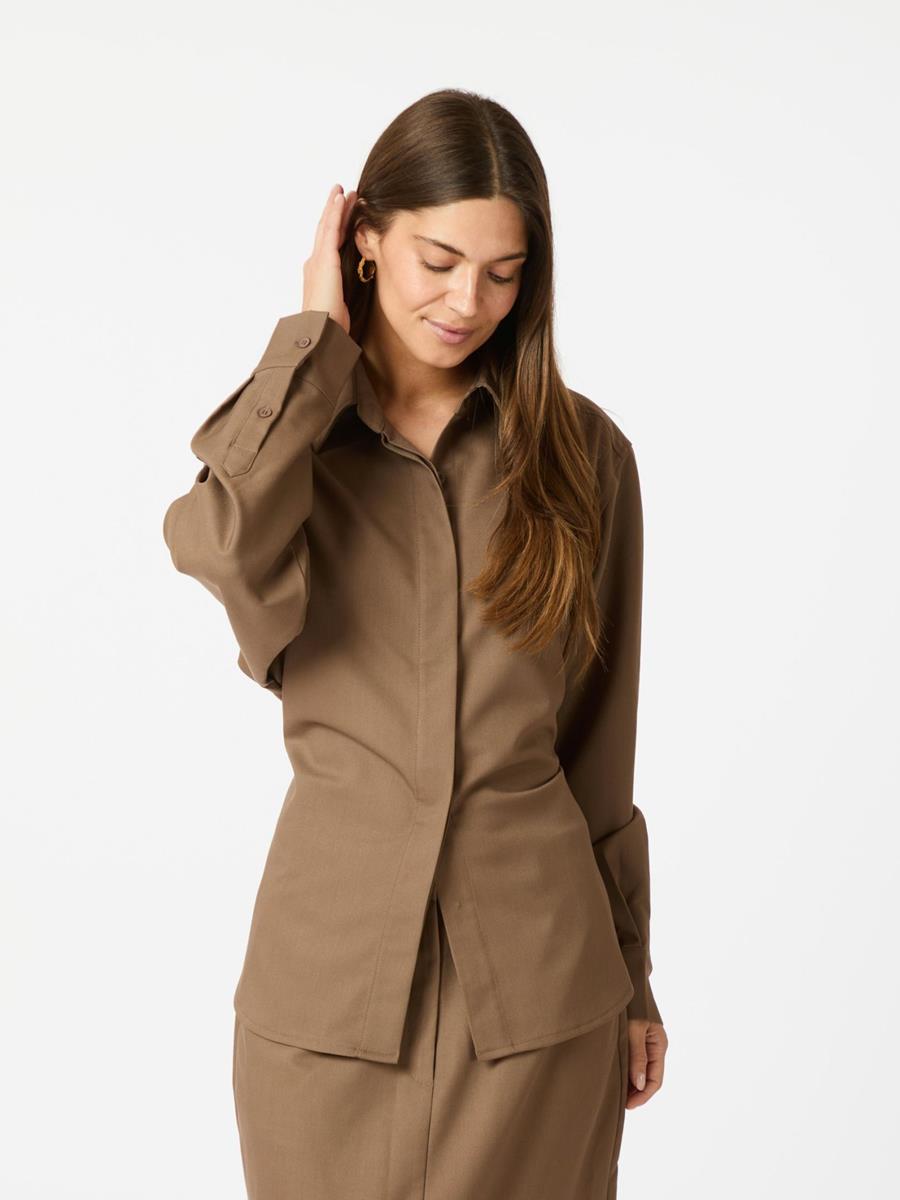 Neo Noir Neo Noir Blouse Waldis Taupe 1
