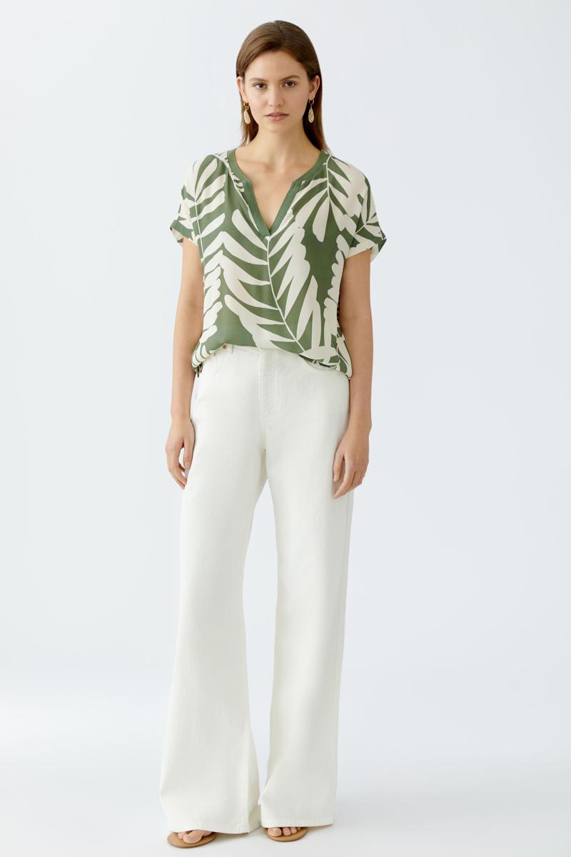 Oui Oui Blouse 0092987 Groen 3