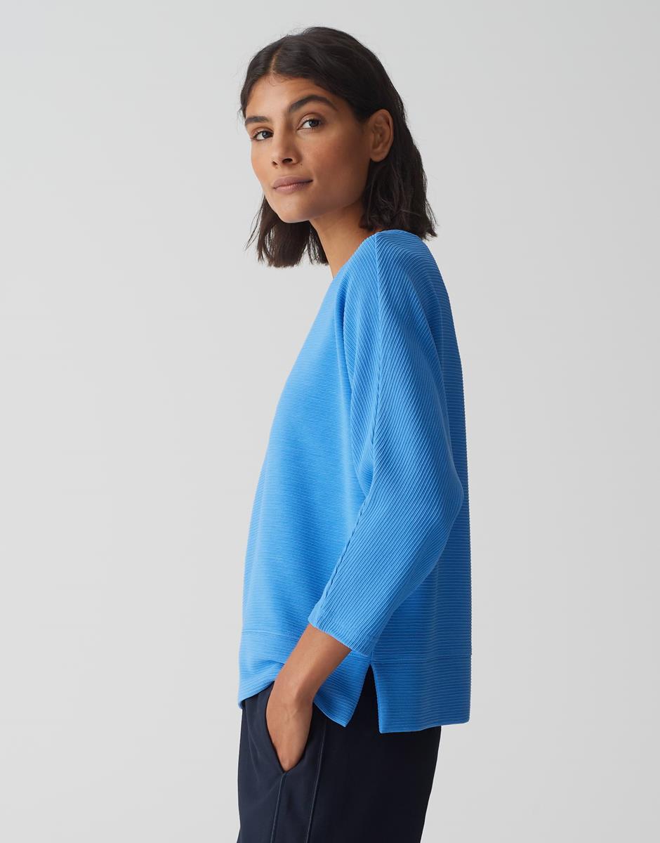 OPUS OPUS T-Shirt Sinni Blauw 4
