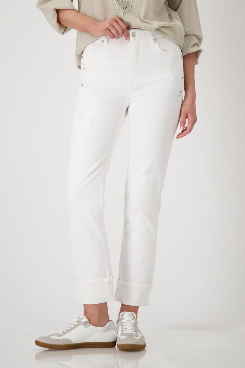 Monari Monari Jeans 409942 Off-White 1