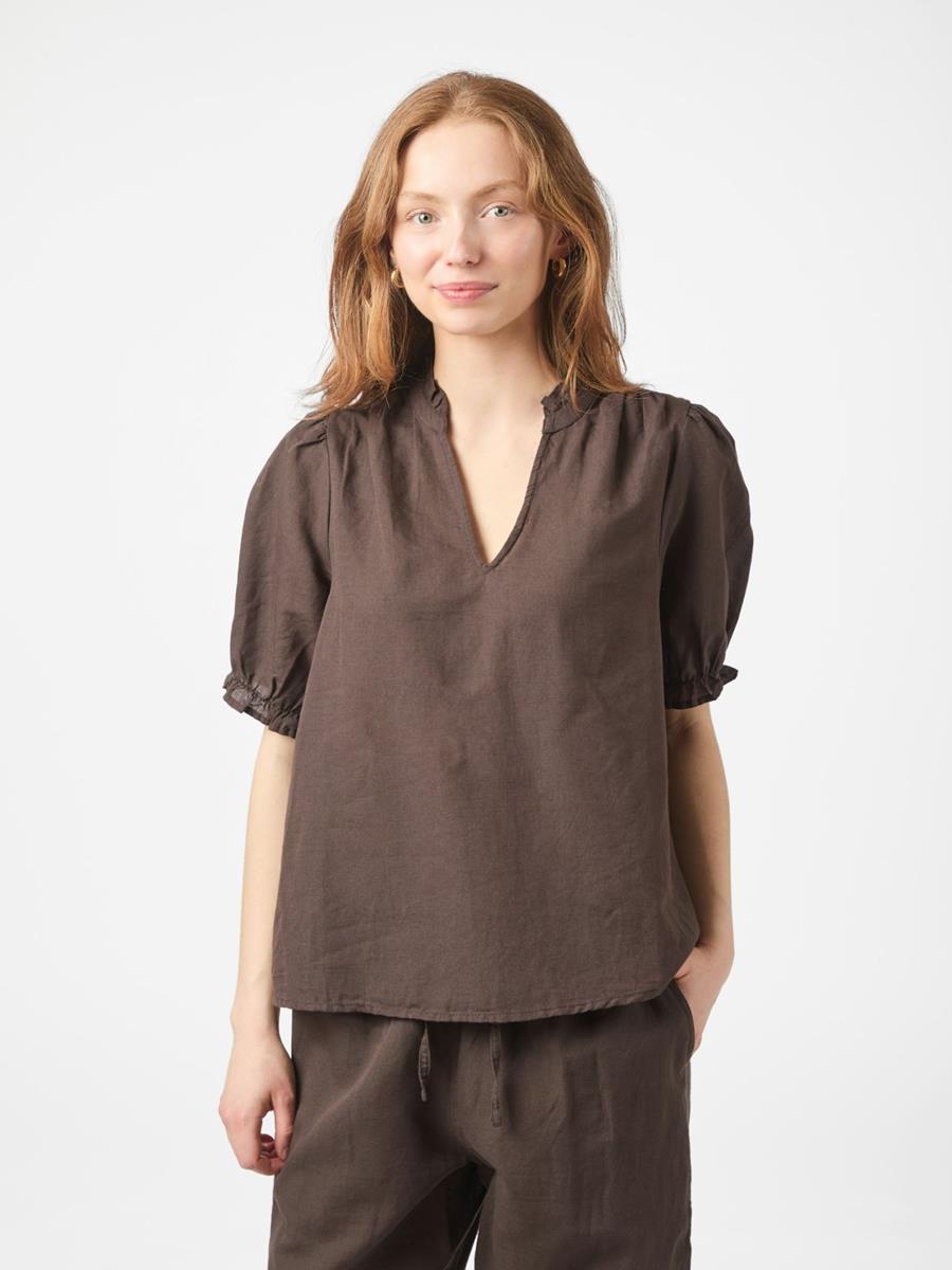 Neo Noir Blouse Odesa Bruin 1