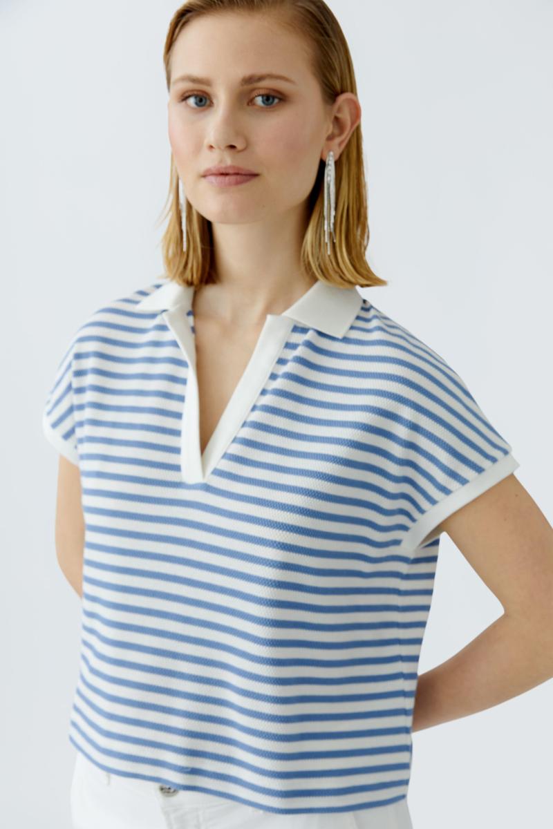 Oui Oui T-Shirt 0093104 Blauw 6