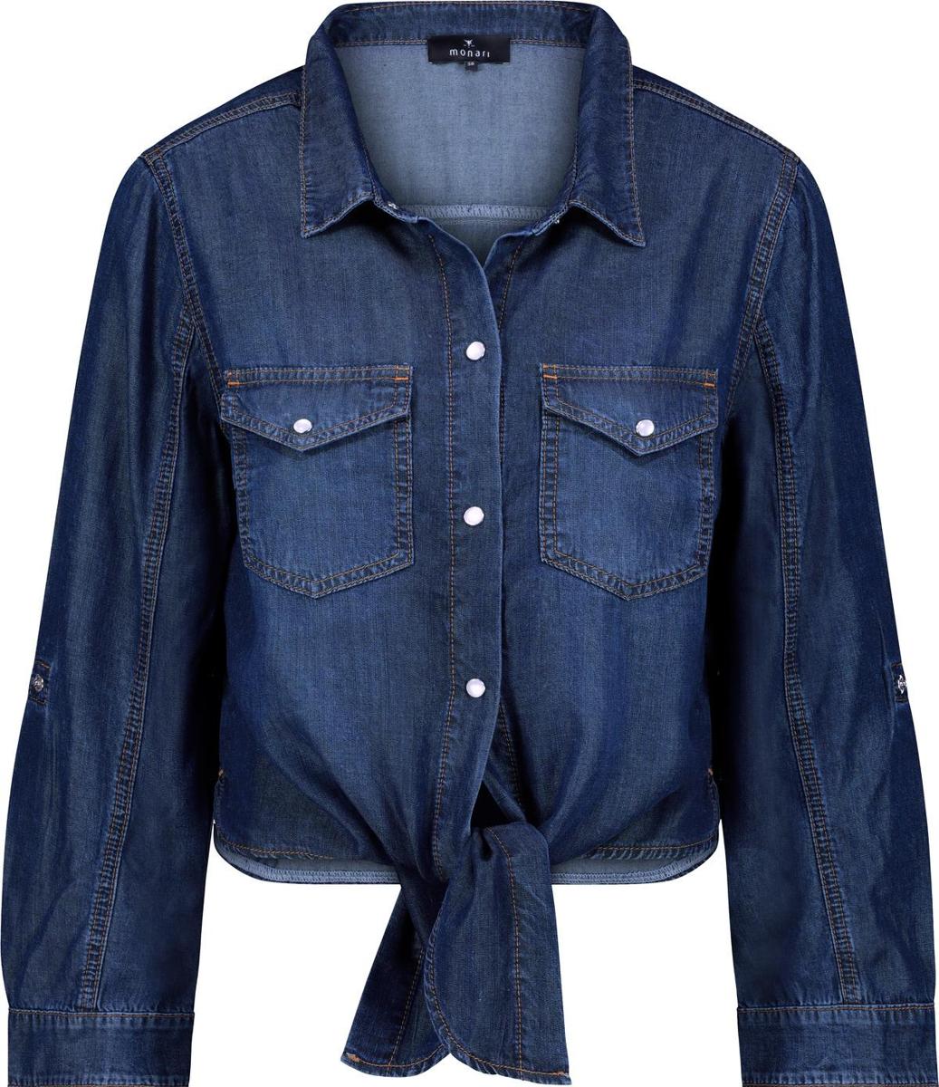 Monari Monari Blouse 409567 Blauw 2