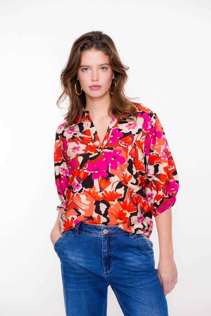Geisha Geisha Blouse 53221-20 Oranje 1