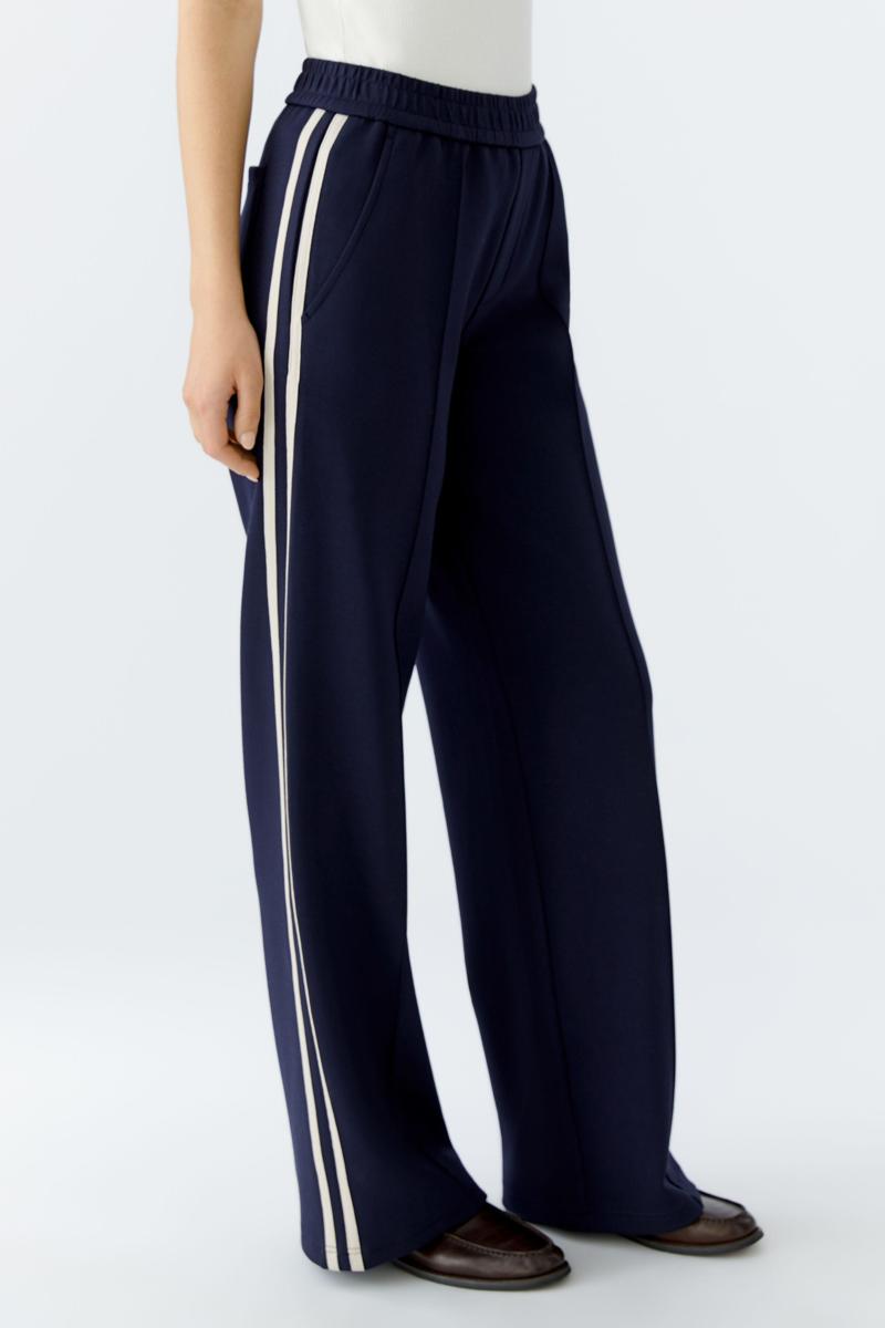 Oui Pantalon 0094118 Blauw 1