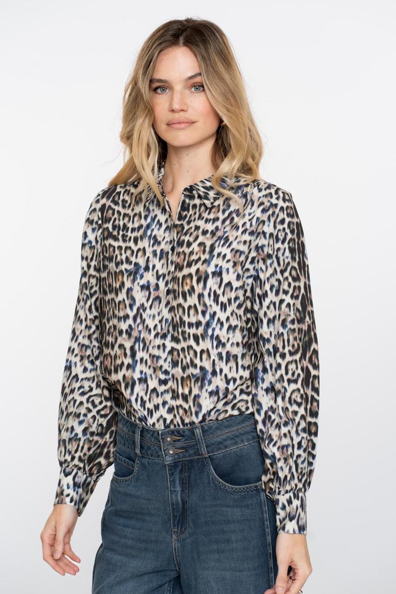 Geisha Blouse 53614-20 Bruin 1