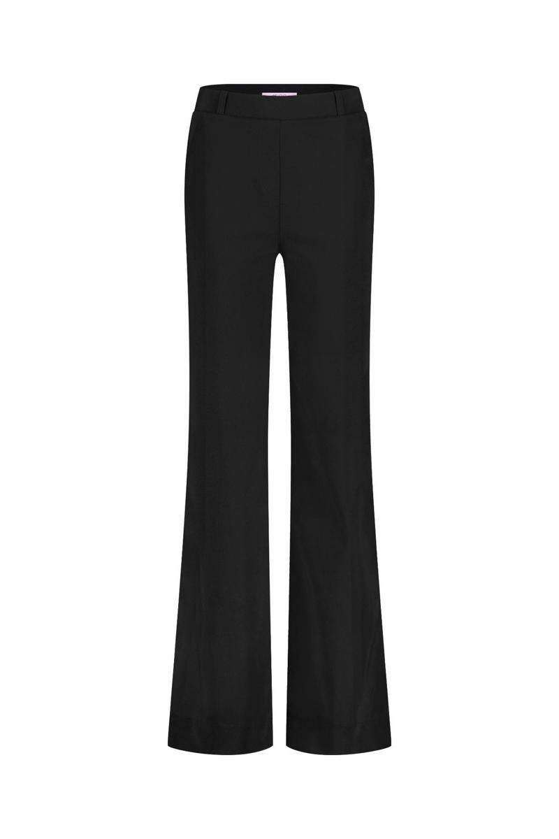 Studio Anneloes Studio Anneloes Pantalon Lexie Bonded Long Zwart 2