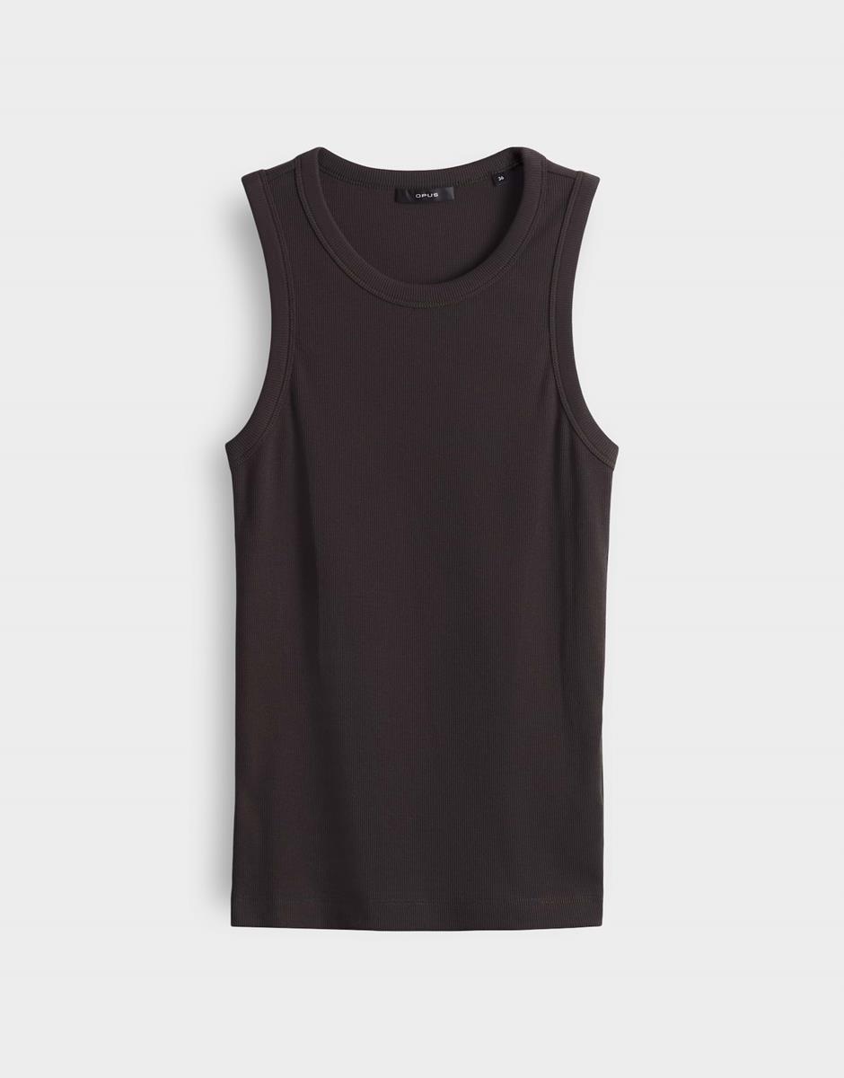 OPUS T-Shirt Ilesso Bruin 2