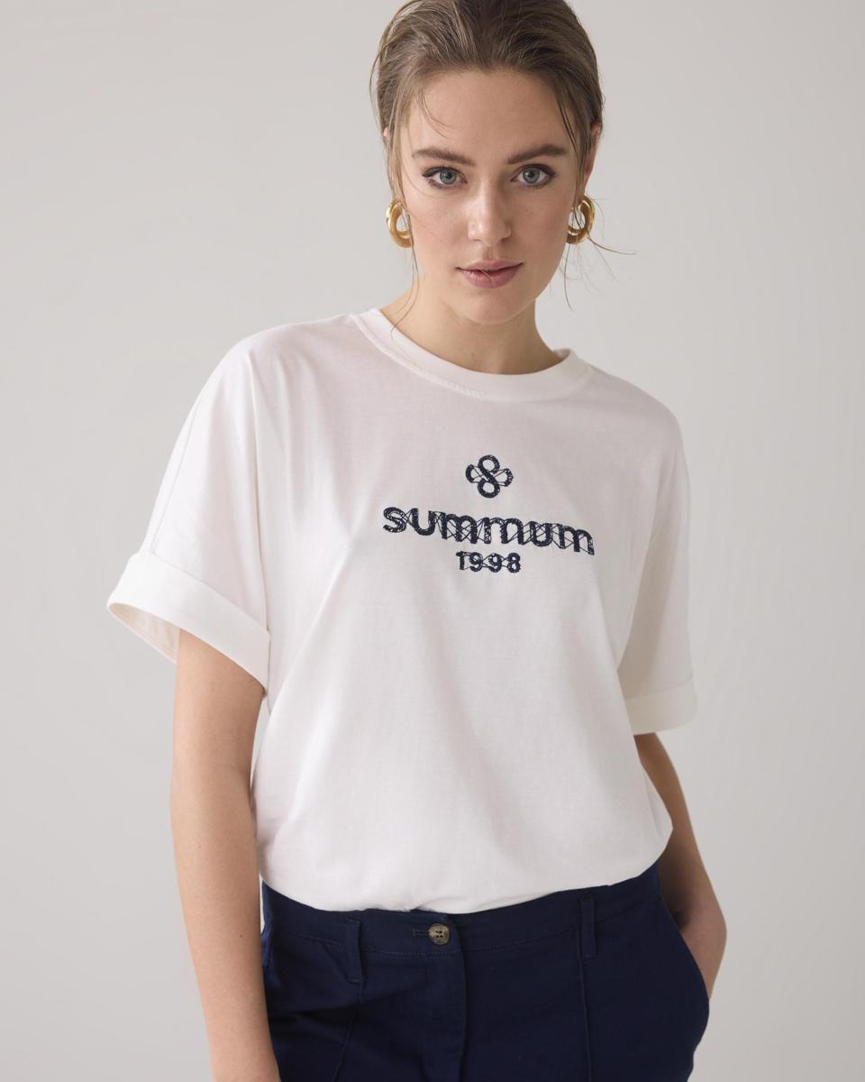 Summum Summum T-Shirt 3s5128-30633 Wolwit 4