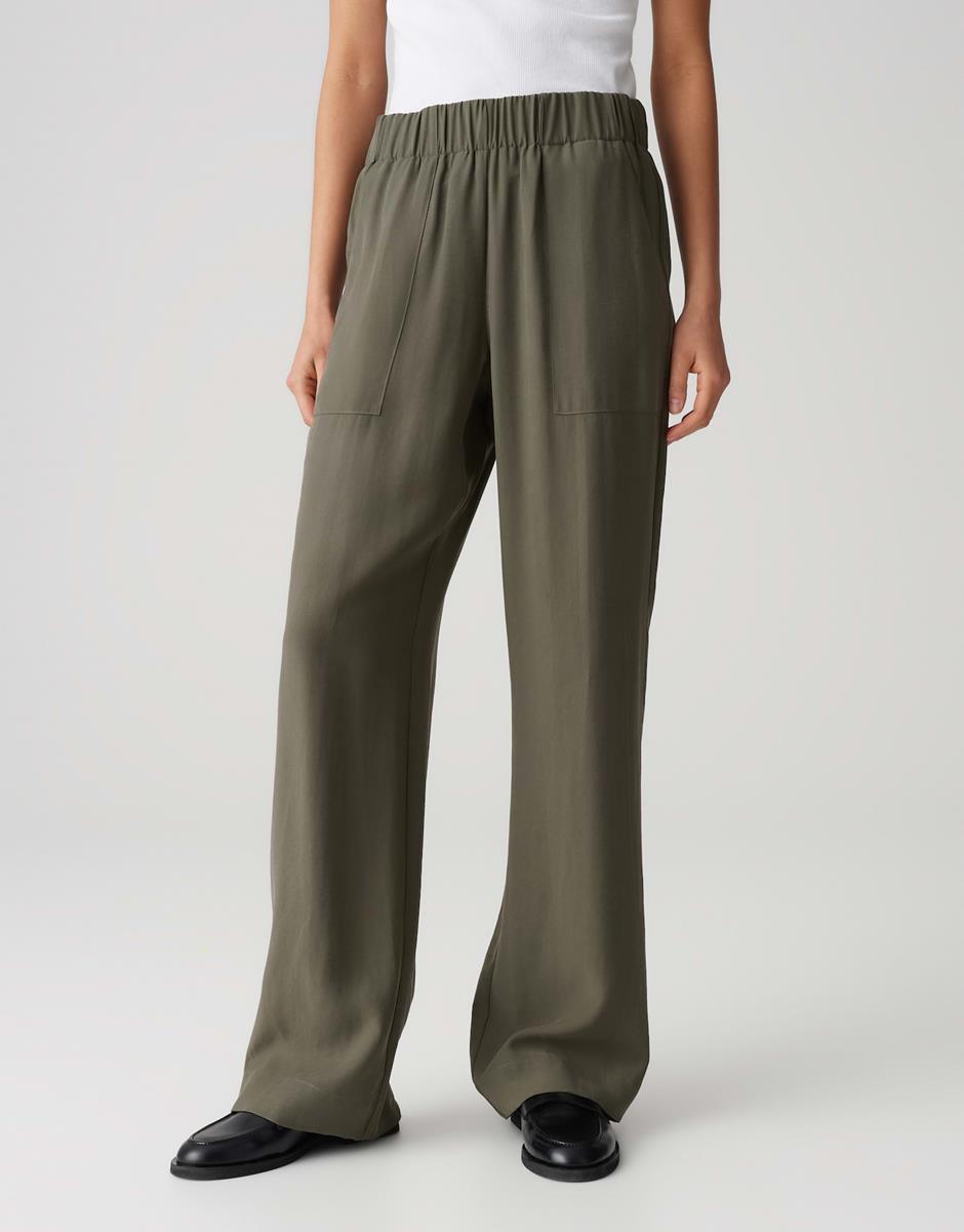 OPUS Pantalon Marou Cargo Groen 1