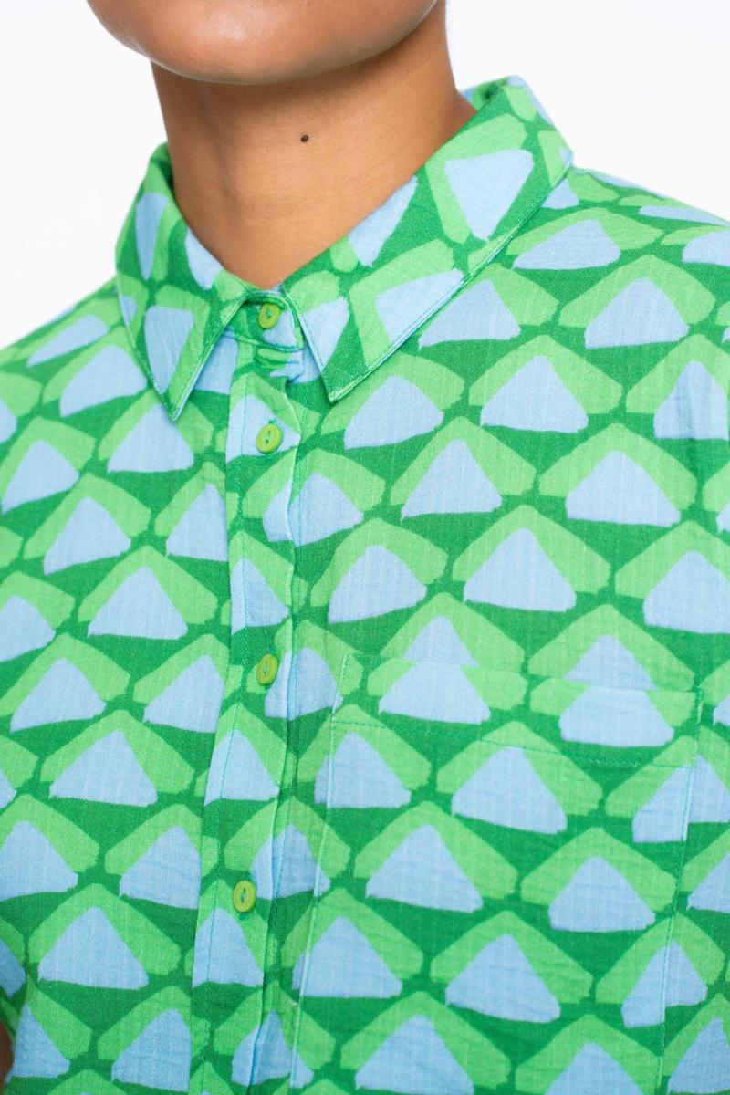 Geisha Geisha Blouse 53489-20 Groen 4