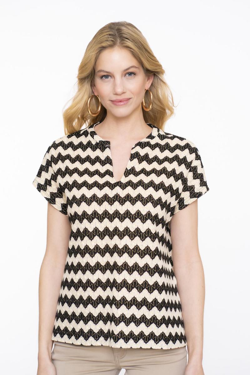 Geisha Geisha Blouse 52421-20 Zwart 1