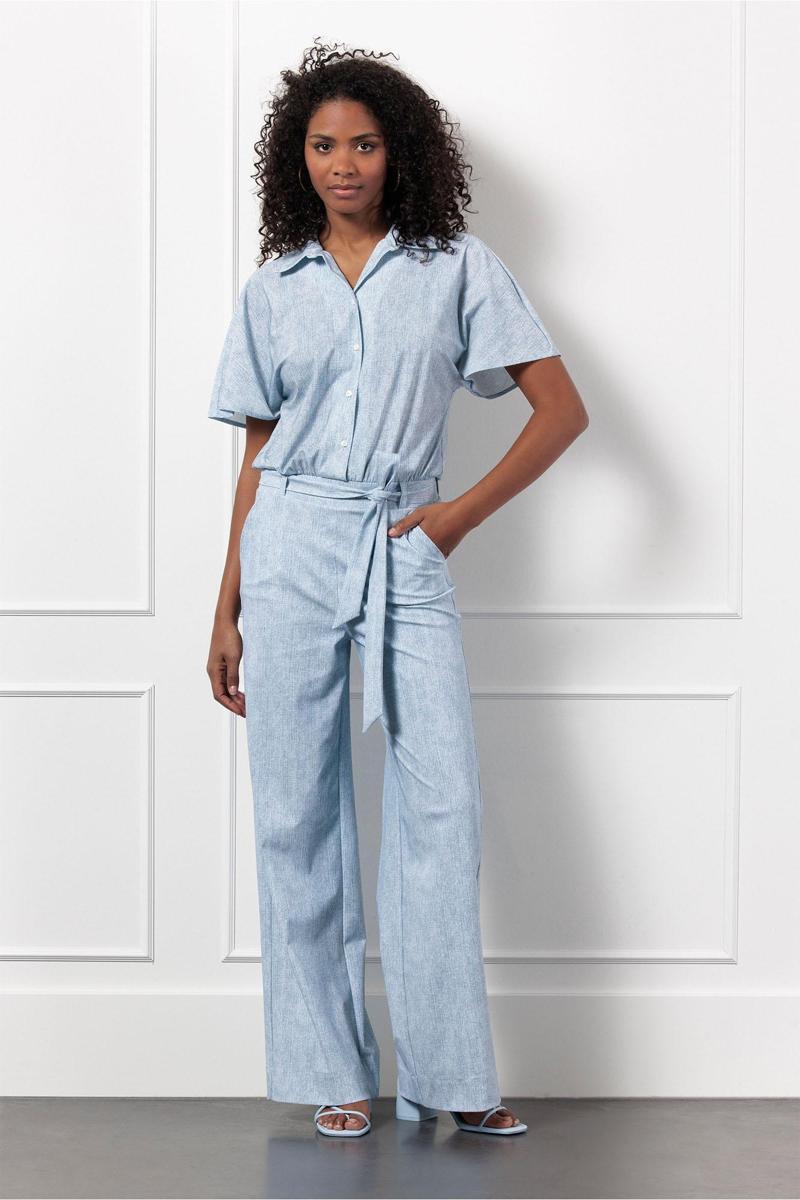 Studio Anneloes Studio Anneloes Jumpsuit Maggie denim jump Blauw 4