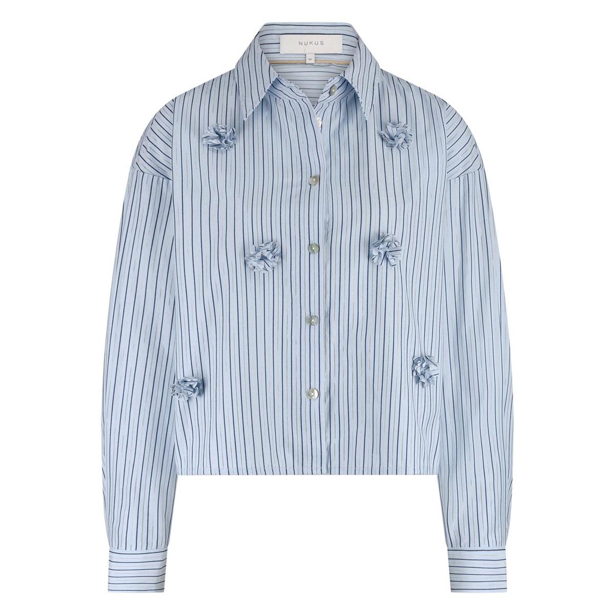 NUKUS Blouse NKF02095 Blauw 2