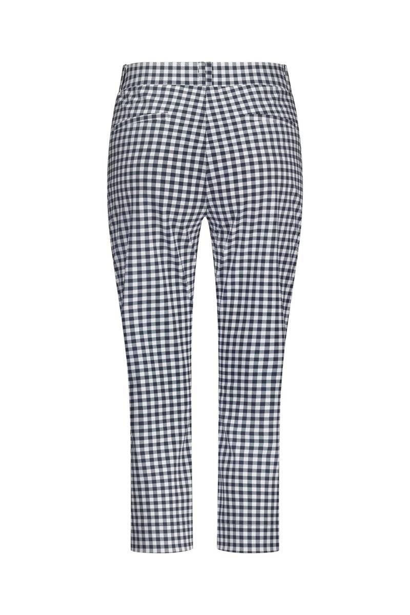 Studio Anneloes Studio Anneloes Pantalon Anne small check Blauw 2