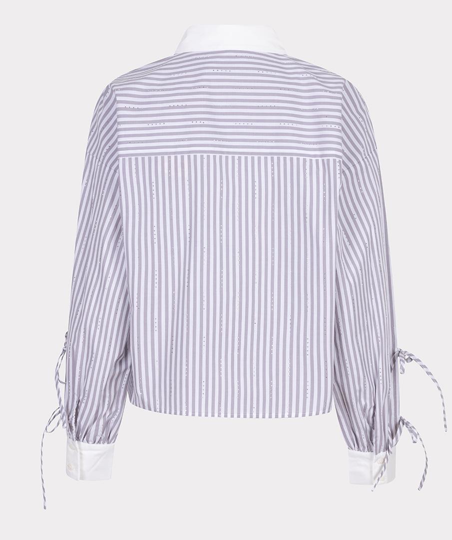 EsQualo Blouse F25.14520 Grijs 4