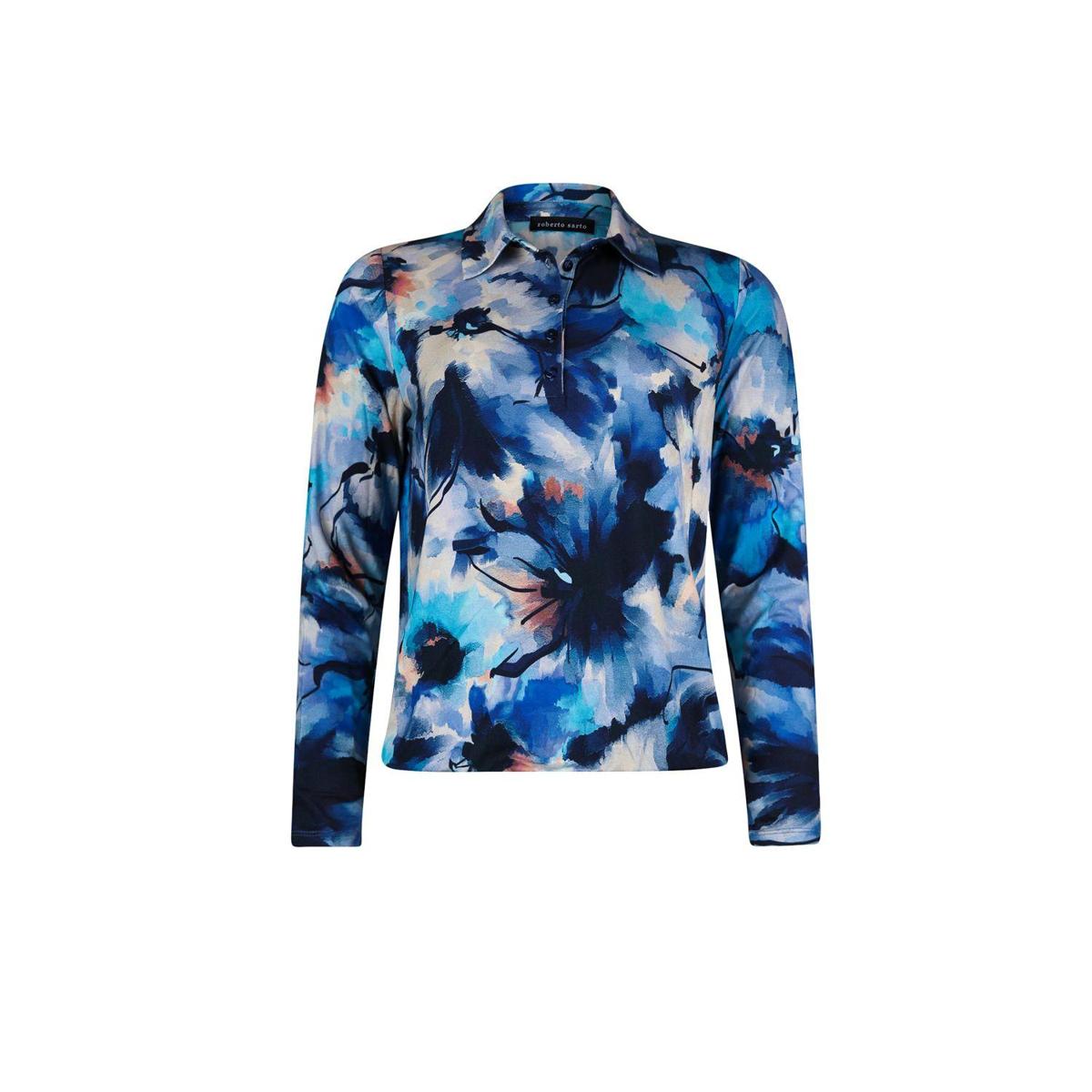 Roberto Sarto Blouse 531195 Blauw 2