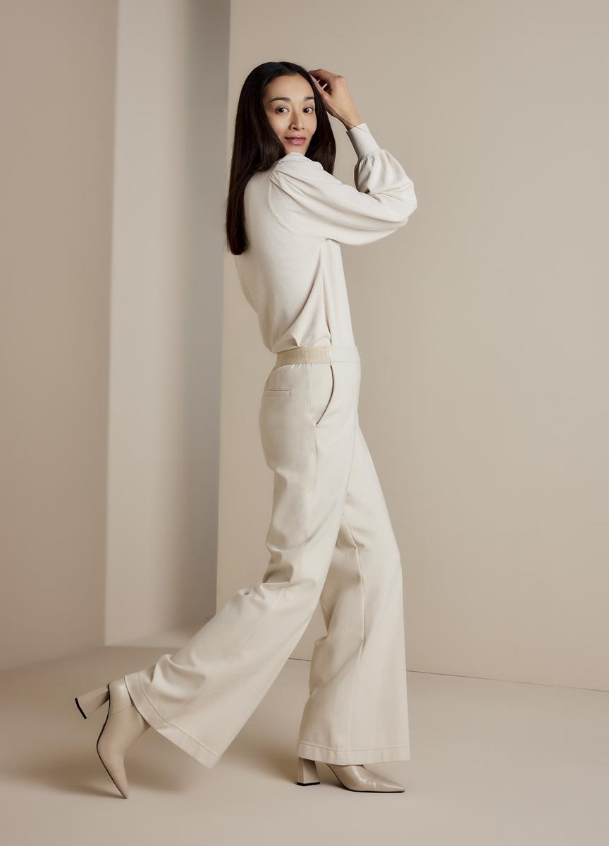 Summum Summum Pantalon Rome-11580 Off-White 4