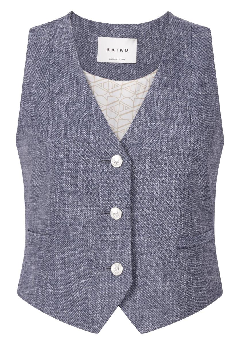 Aaiko Aaiko Gilet ALICA DENIM PES 6 Blauw 1