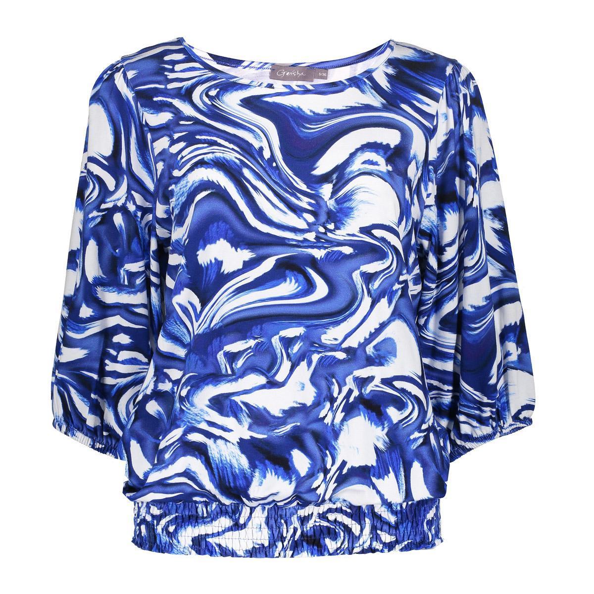 Geisha Geisha Blouse 52449-60 ELLA Blauw 1