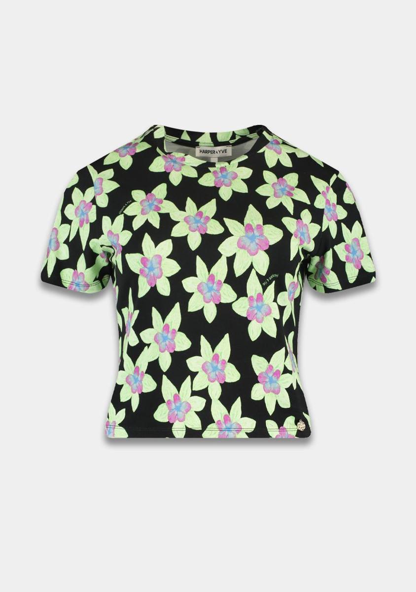 Harper & Yve Harper & Yve T-Shirt SS25T503 Groen 2