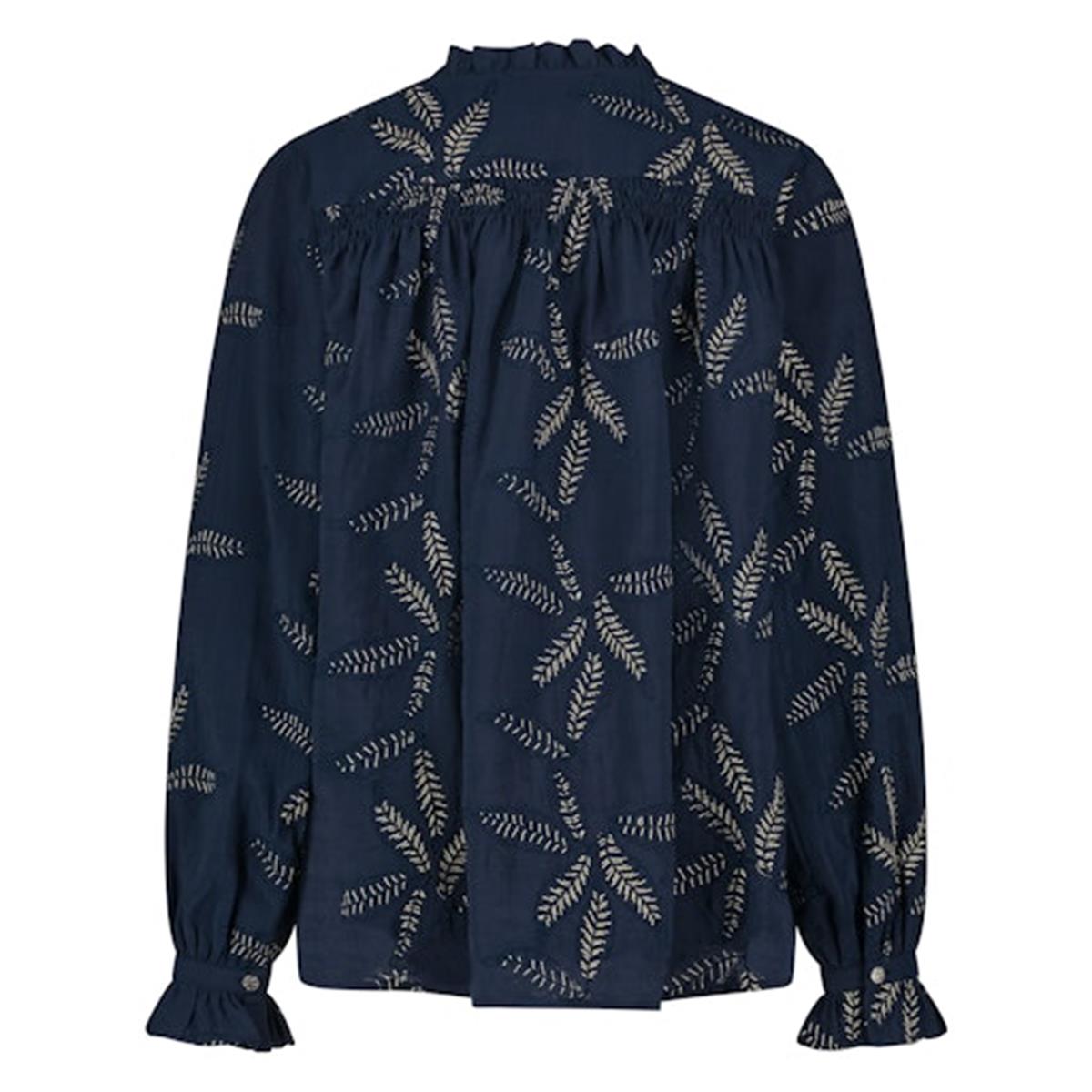 NUKUS NUKUS Blouse NKS02074 Blauw 3