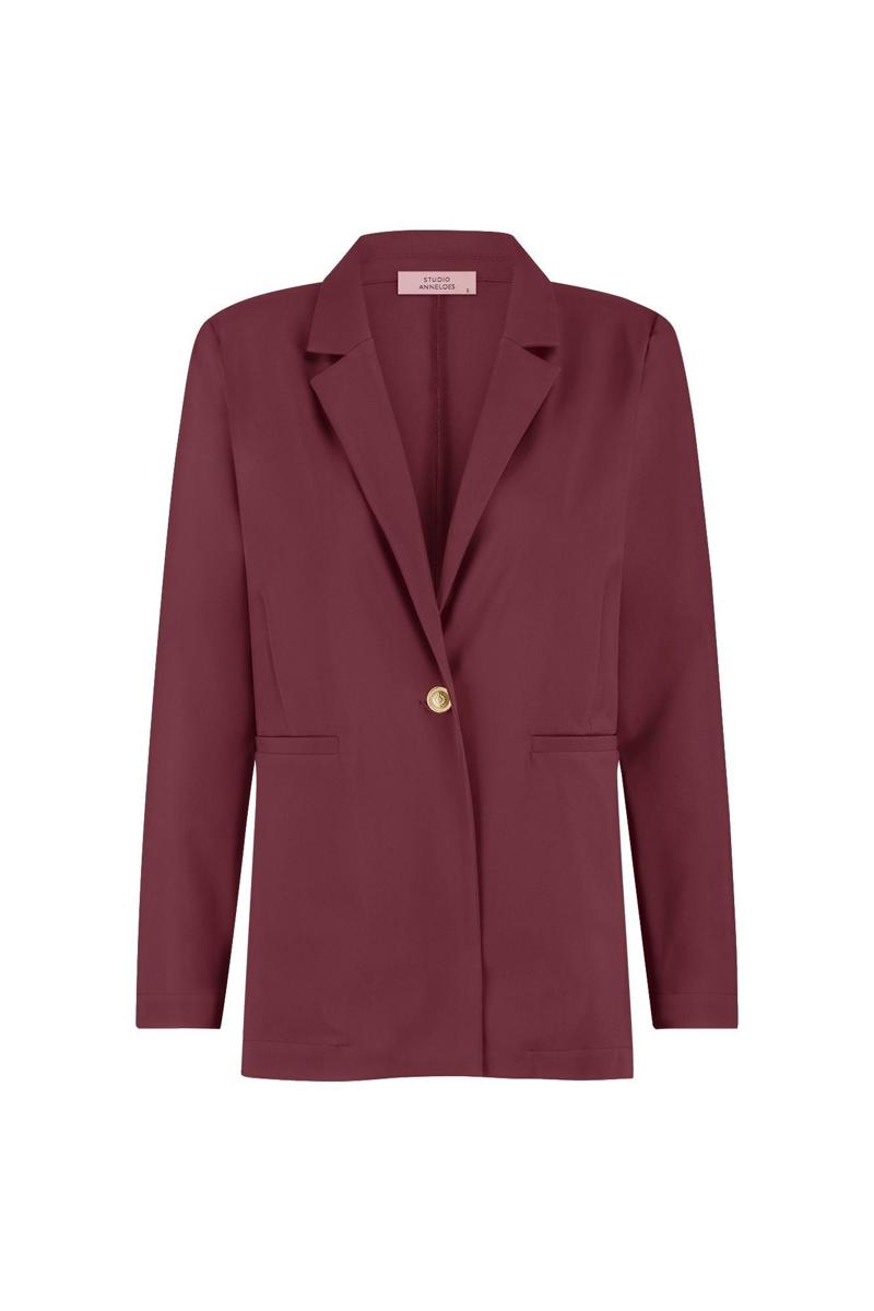 Studio Anneloes Blazer Arwen bonded blaz Rood 1