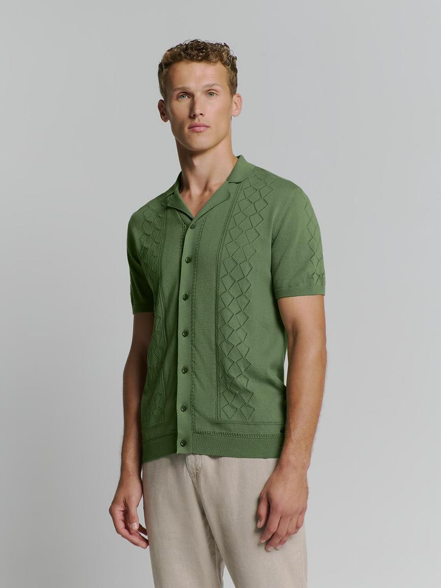 No Excess No Excess Overhemd 27210349 Groen 1
