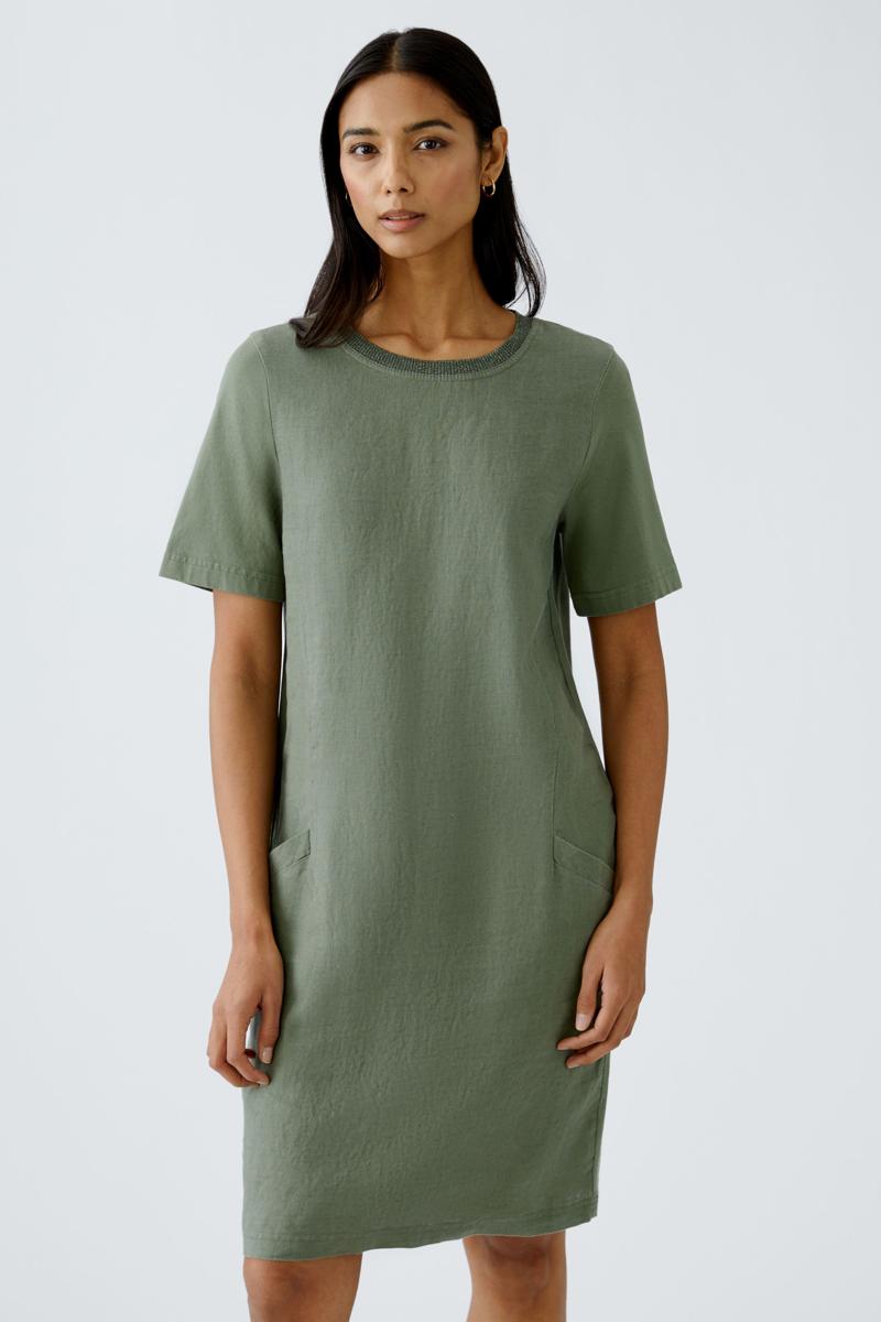 Oui Oui Jurk 0092872 Groen 3
